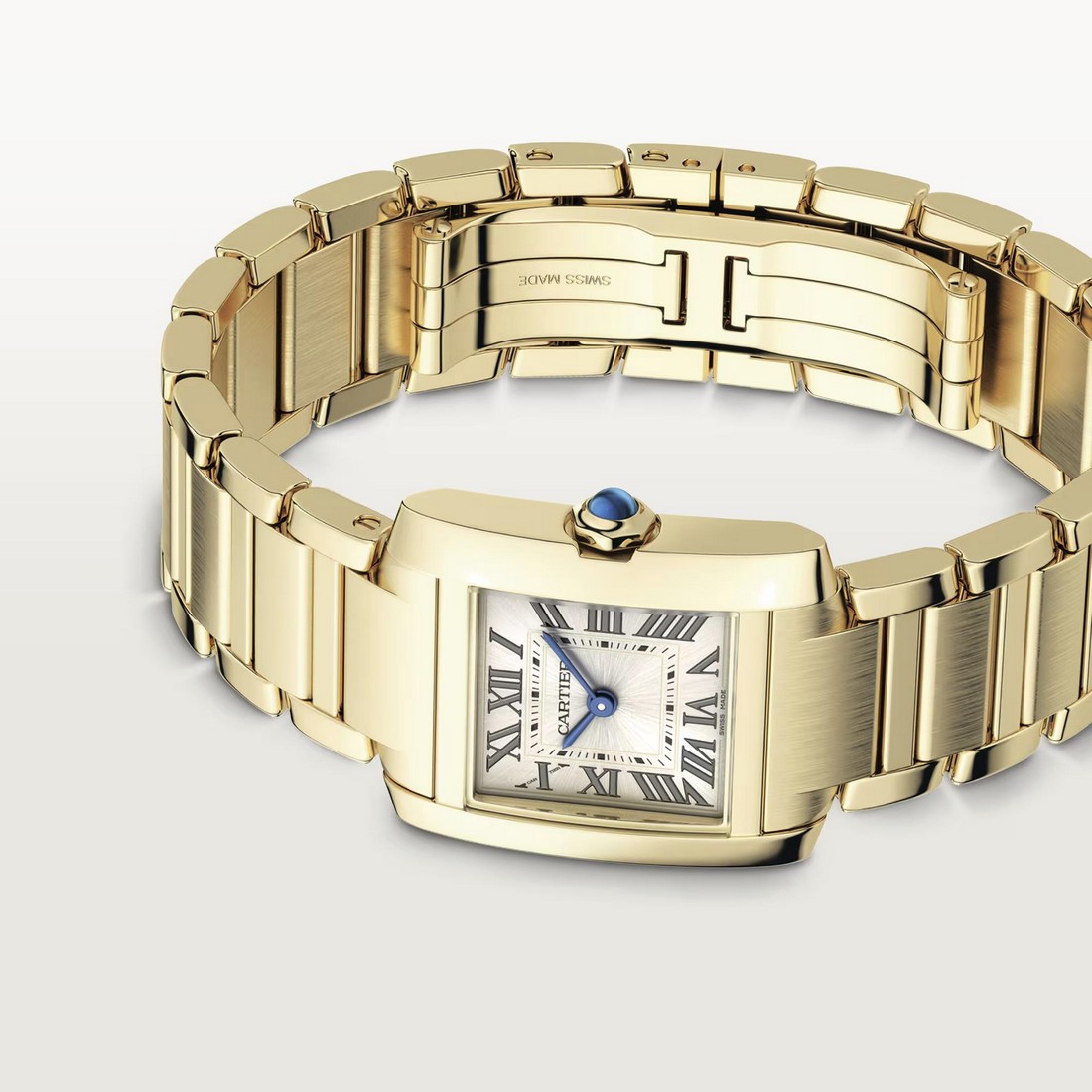 Đồng Hồ Cartier Tank Française Small Watch Nữ Vàng